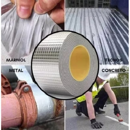 Cinta Adhesiva Impermeable Súper Resistente – ¡Sella y Protege al Instante! 5MTS