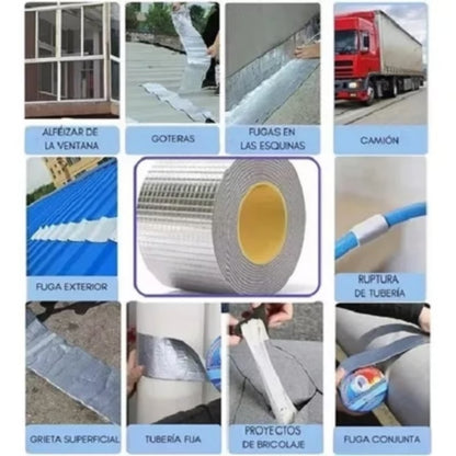 Cinta Adhesiva Impermeable Súper Resistente – ¡Sella y Protege al Instante! 5MTS