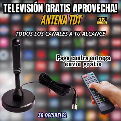 ANTENA TDT | TV DIGITAL ULTRA HD | CANALES GRATIS