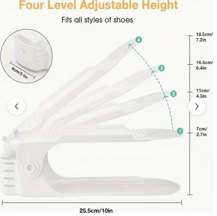 Organizador de Zapatos Ajustable - ZapateroSmart x10 Unidades