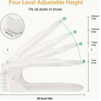 Organizador de Zapatos Ajustable - ZapateroSmart x10 Unidades