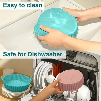 SET 6 Canastas de Silicona para AIR FRYER