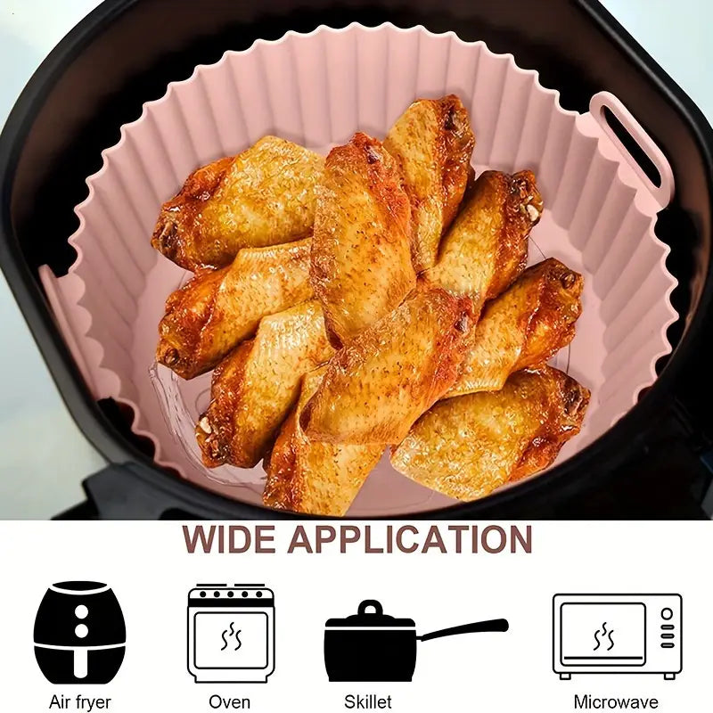 SET 6 Canastas de Silicona para AIR FRYER