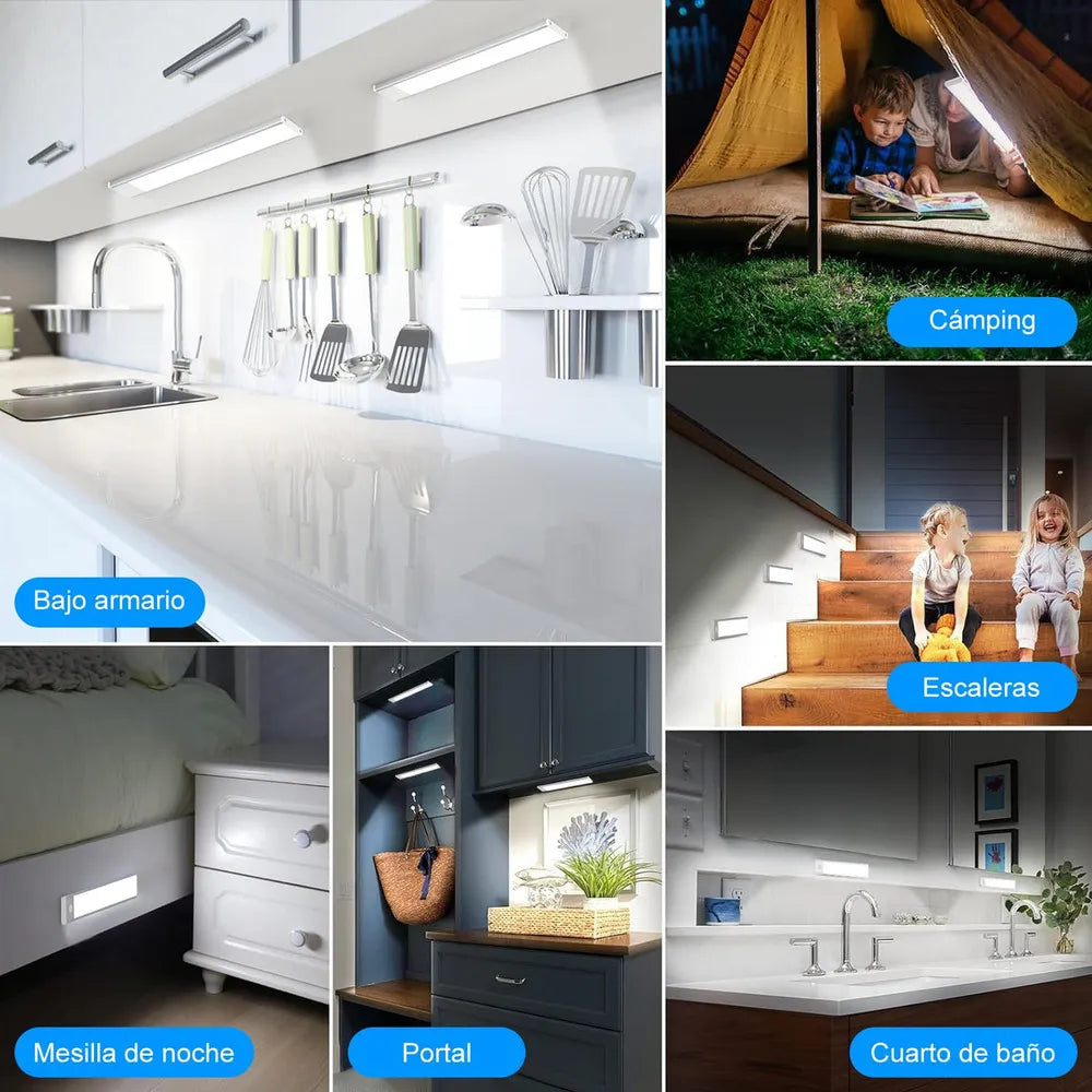 Luz Led Recargable Sensor de Movimiento